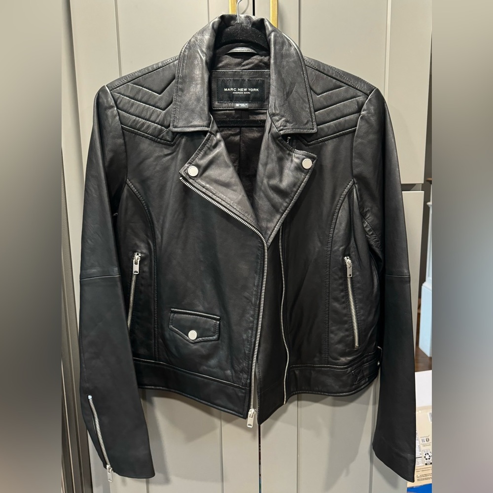 Marc by Andrew Marc Leather Moto Jacket
